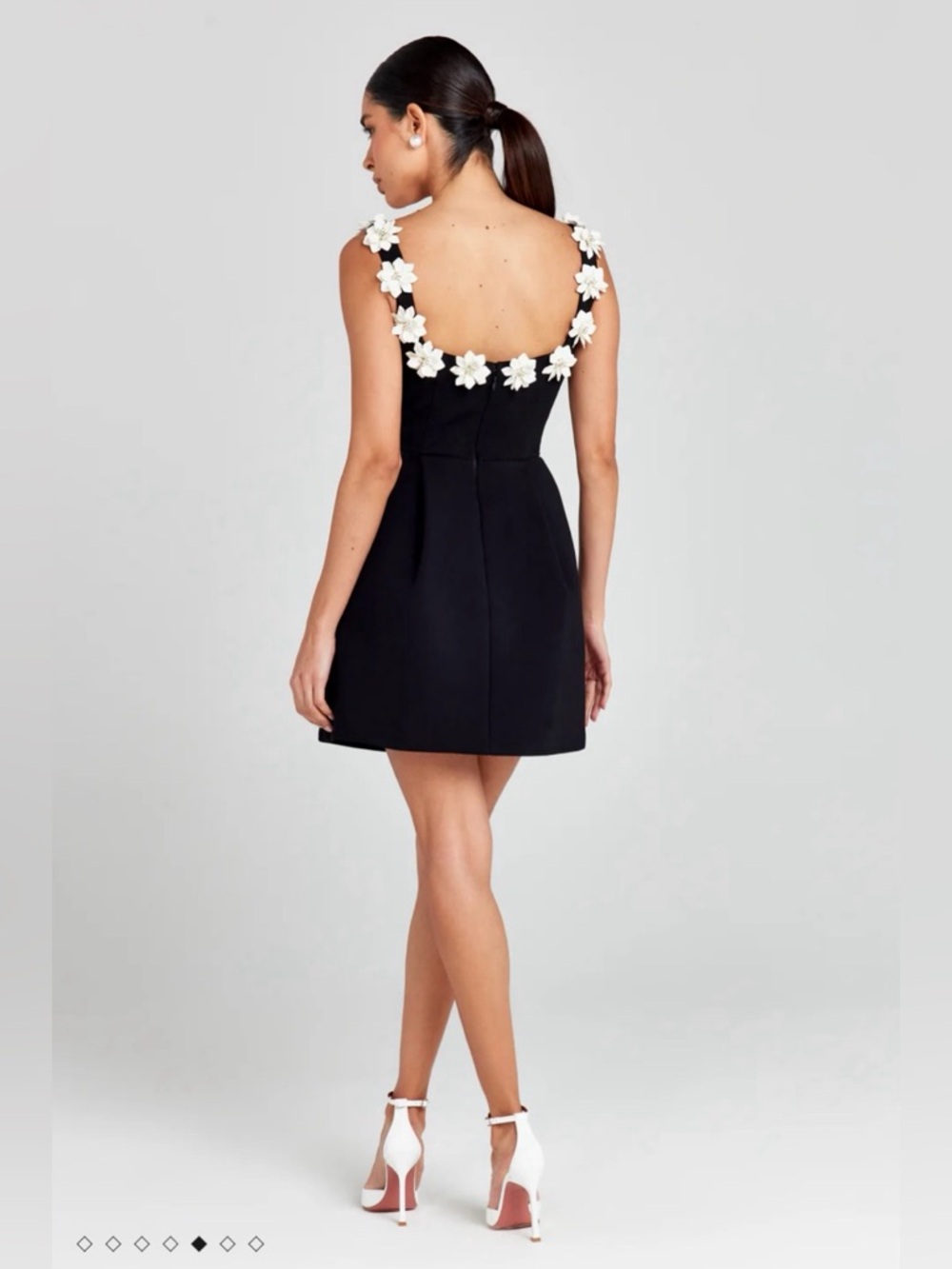 NADINE MERABI CINDY MONOCHROME DRESS - Picture 3 of 9